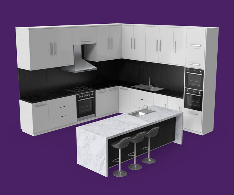 custom made kitchen cabinets