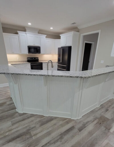 kitchen island build and install