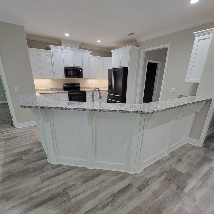 kitchen island build and install