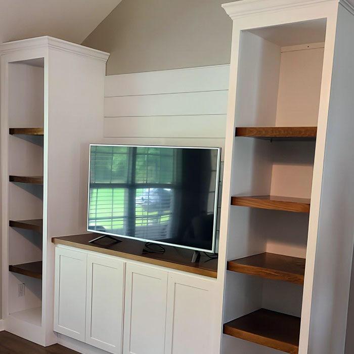 custom crafted shelves in Statesboro ga proline
